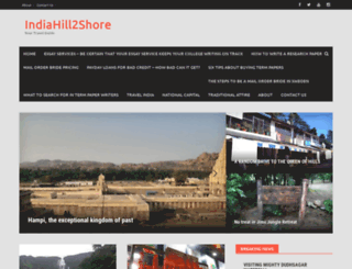 indiahill2shore.com screenshot