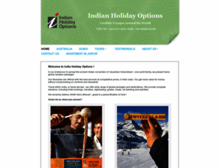indiaholidayoptions.com screenshot