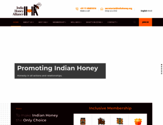 indiahoney.org screenshot