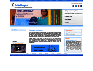 indiahospitalkerala.com screenshot