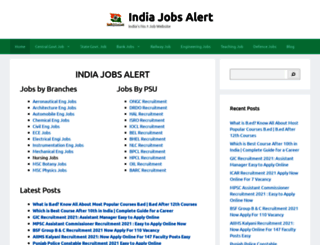 indiajobsalert.in screenshot