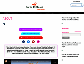 indiakirasoi.com screenshot