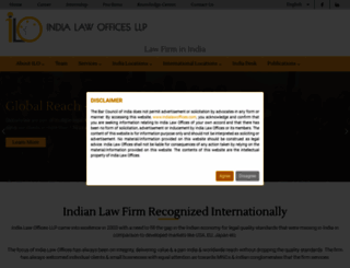 indialawoffices.com screenshot