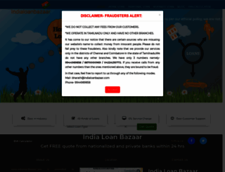 indialoanbazaar.com screenshot