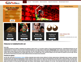 indiamartinusa.net screenshot