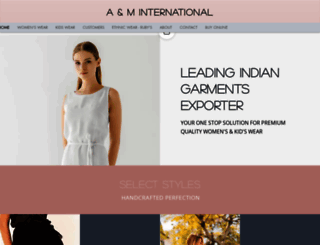 indian-garment-exporter.com screenshot