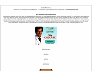 indian-pharmacy.com screenshot