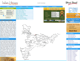 indian-travel-agency.com screenshot