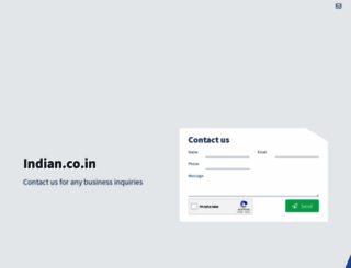 indian.co.in screenshot