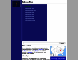 indiana-map.org screenshot