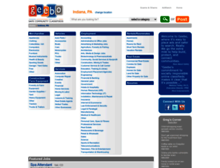 indiana-pa.geebo.com screenshot