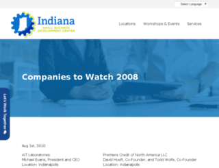 indiana.companiestowatch.org screenshot