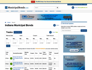 indiana.municipalbonds.com screenshot