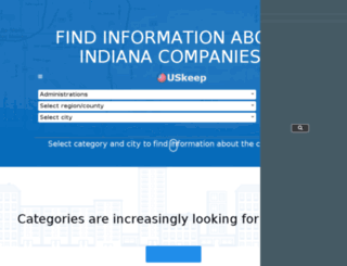 indiana.uskeep.com screenshot