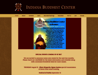 indianabuddhist.org screenshot