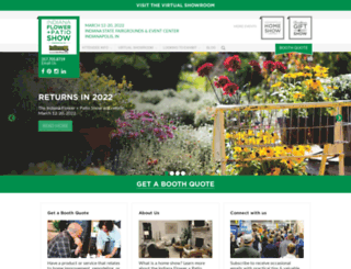indianaflowerandpatioshow.com screenshot