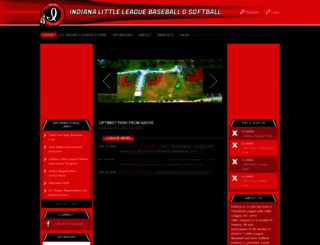 indianalittleleague.com screenshot