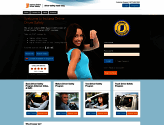 indianaonlinedriversafety.com screenshot