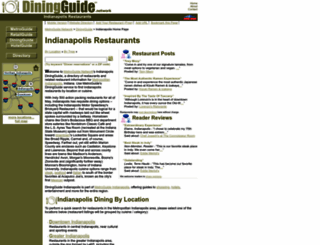 indianapolis.diningguide.com screenshot