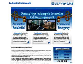 indianapolisinlocksmiths.com screenshot