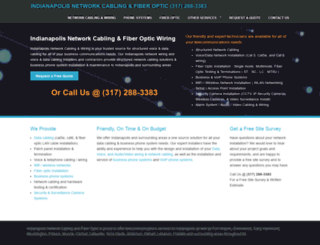 indianapolisnetworkcabling.com screenshot