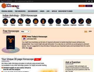 indianastrology2000.com screenshot