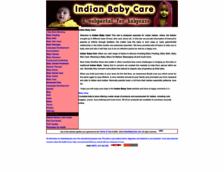 indianbabycare.com screenshot