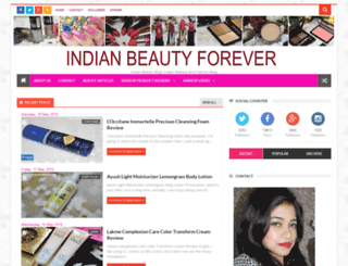 indianbeautyforever.com screenshot