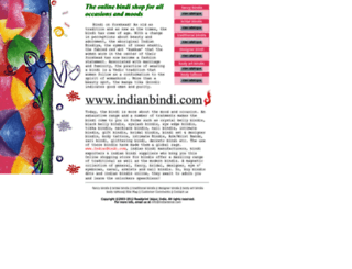 indianbindi.com screenshot