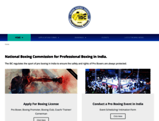 indianboxingcouncil.com screenshot