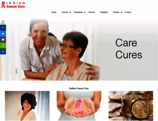 indiancancercare.com screenshot