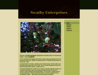 indiancashews.in screenshot