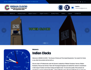 indianclocks.com screenshot