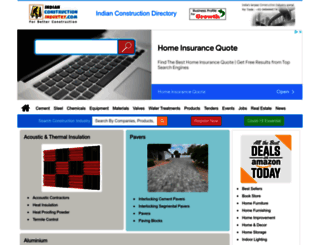 indianconstructionindustry.com screenshot