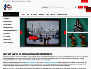 indiancraftexporter.com screenshot