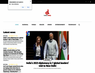 indiandailylive.com screenshot
