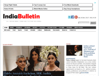 indianewsbulletin.com screenshot