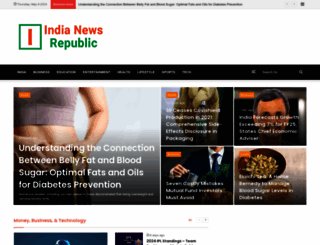indianewsrepublic.com screenshot