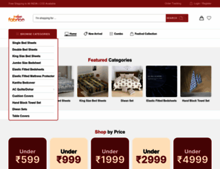 indianfabrico.com screenshot