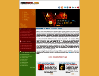 indianfestivaltours.com screenshot