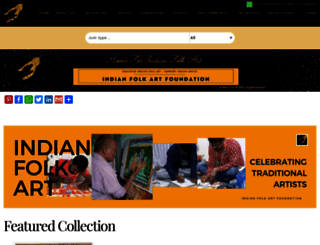 indianfolkart.org screenshot