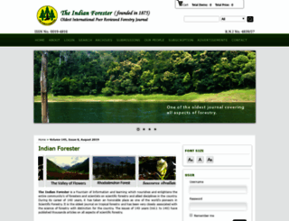 indianforester.co.in screenshot