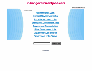 indiangovernmentjobs.com screenshot