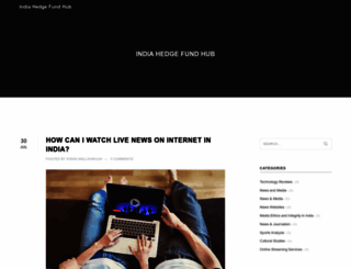 indianhedgefunds.in screenshot