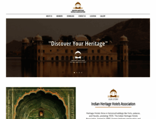 indianheritagehotels.com screenshot