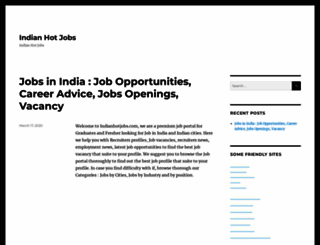 indianhotjobs.com screenshot