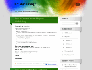 indianicorange.wordpress.com screenshot