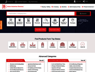 indianindustriesdirectory.com screenshot
