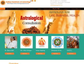 indianinstituteofastrology.com screenshot