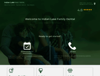 indianlakefamilydental.com screenshot